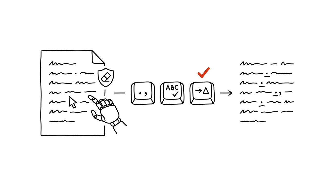 Illustration for: Proofreading That Doesn't Rewrite You: Fix Only the Errors