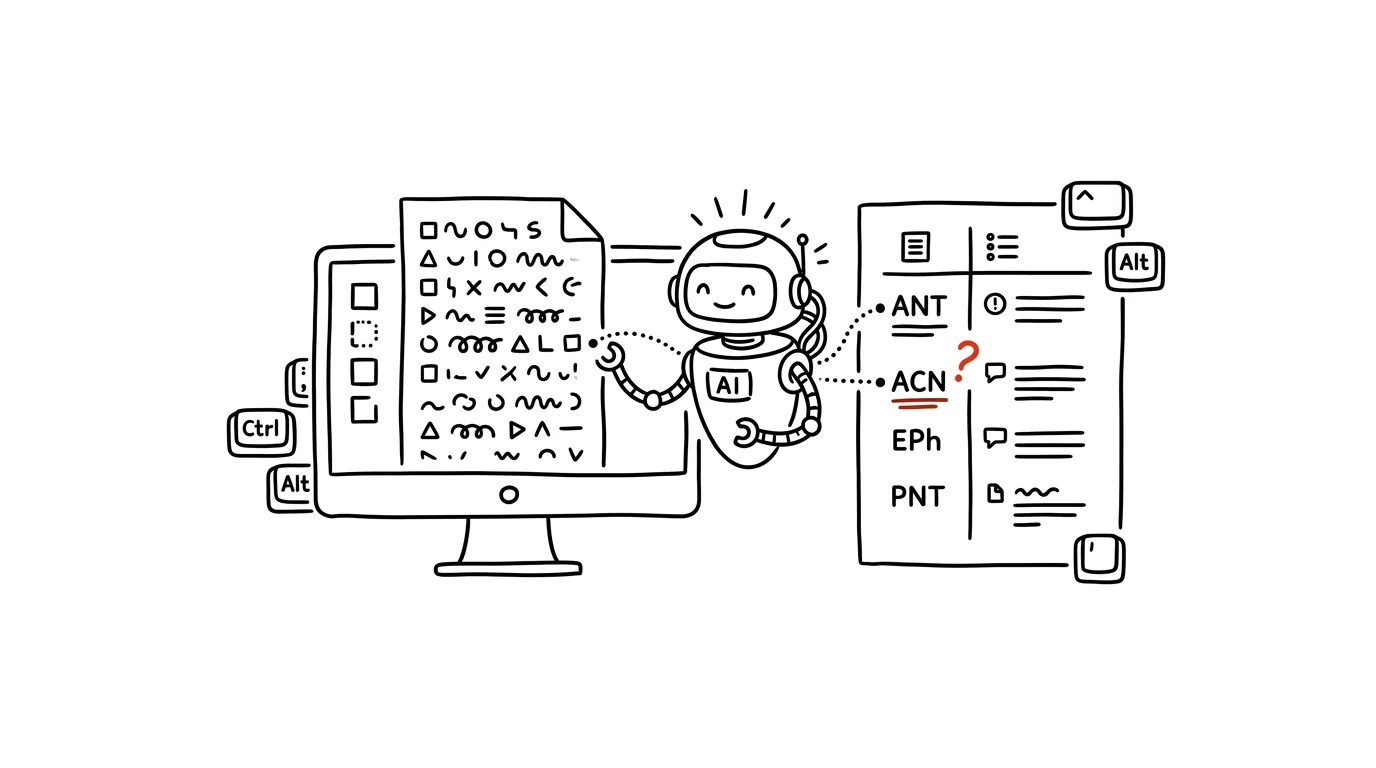 Illustration for: A Glossary for Your First Meeting: AI Explains the Acronyms in Your Materials