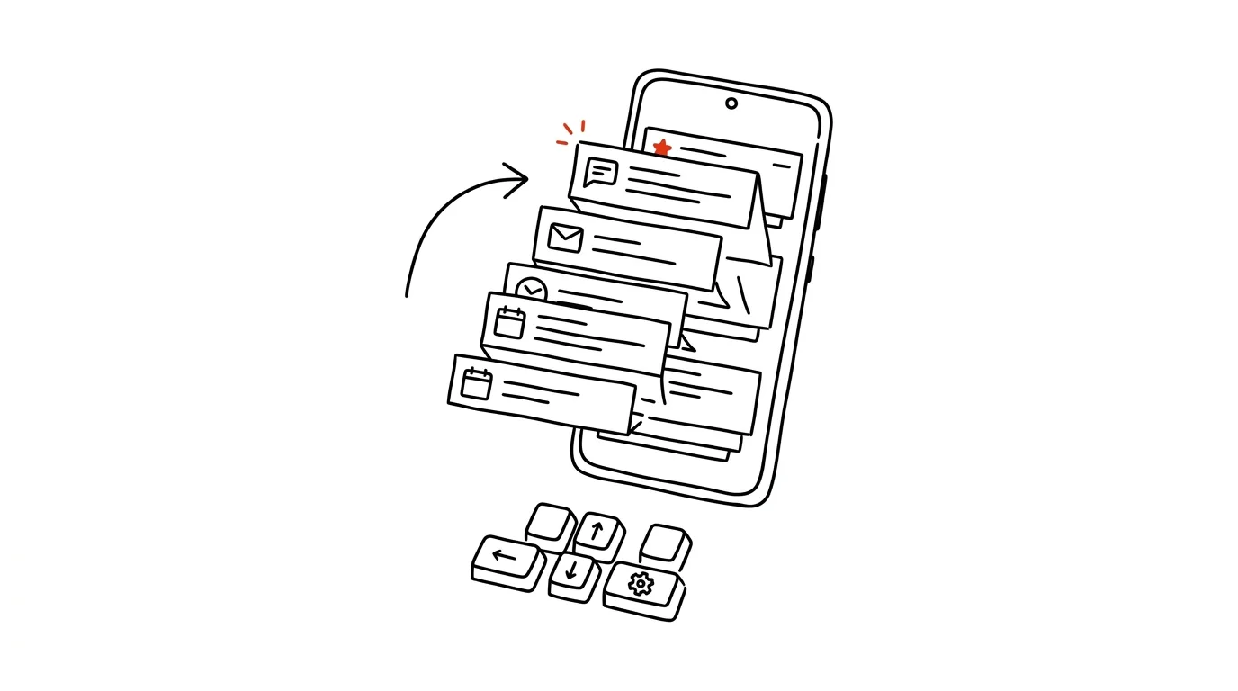 Illustration for: Swiped Away a Notification by Accident? Android Has a History