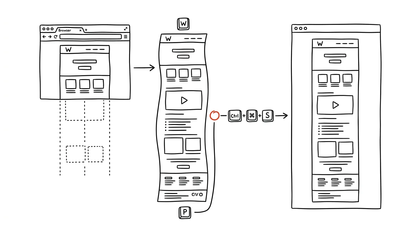 Illustration for: Screenshot the Whole Page — Even the Part You Have to Scroll To