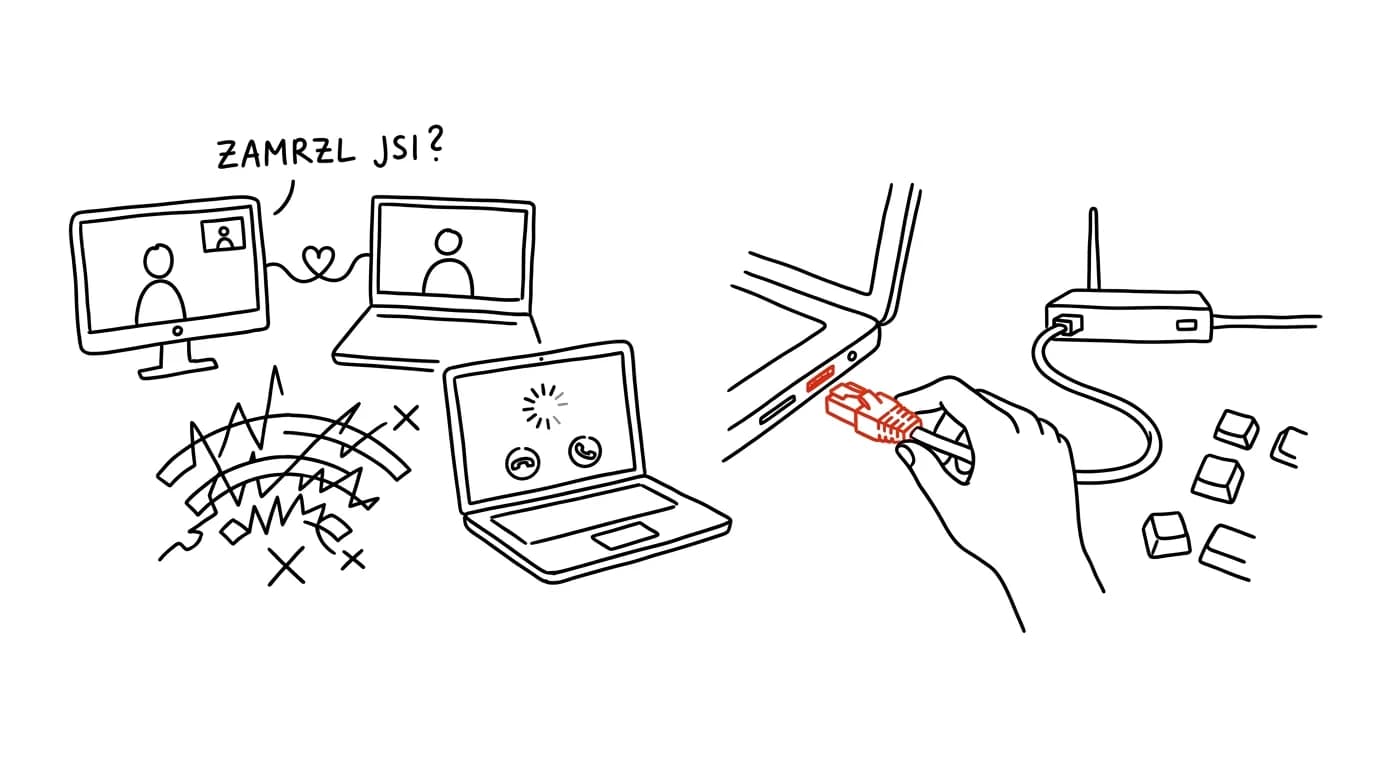 Illustration for: Choppy Video Call? A Cable Fixes What Wi-Fi Can't