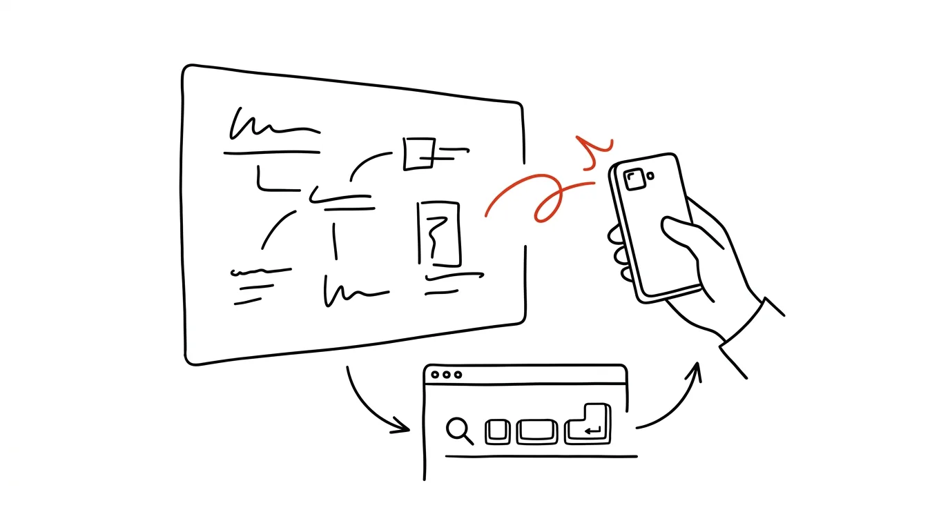 Illustration for: Photograph the Whiteboard — Google Photos Will Find It by Its Text