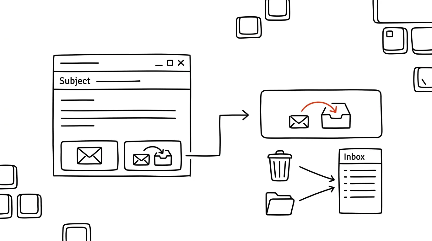 Illustration for: Send and Archive: Two Actions, One Button