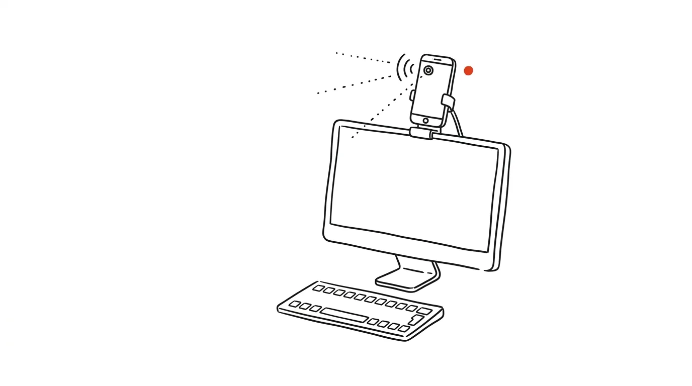 Illustration for: iPhone as a webcam: the best camera you already own