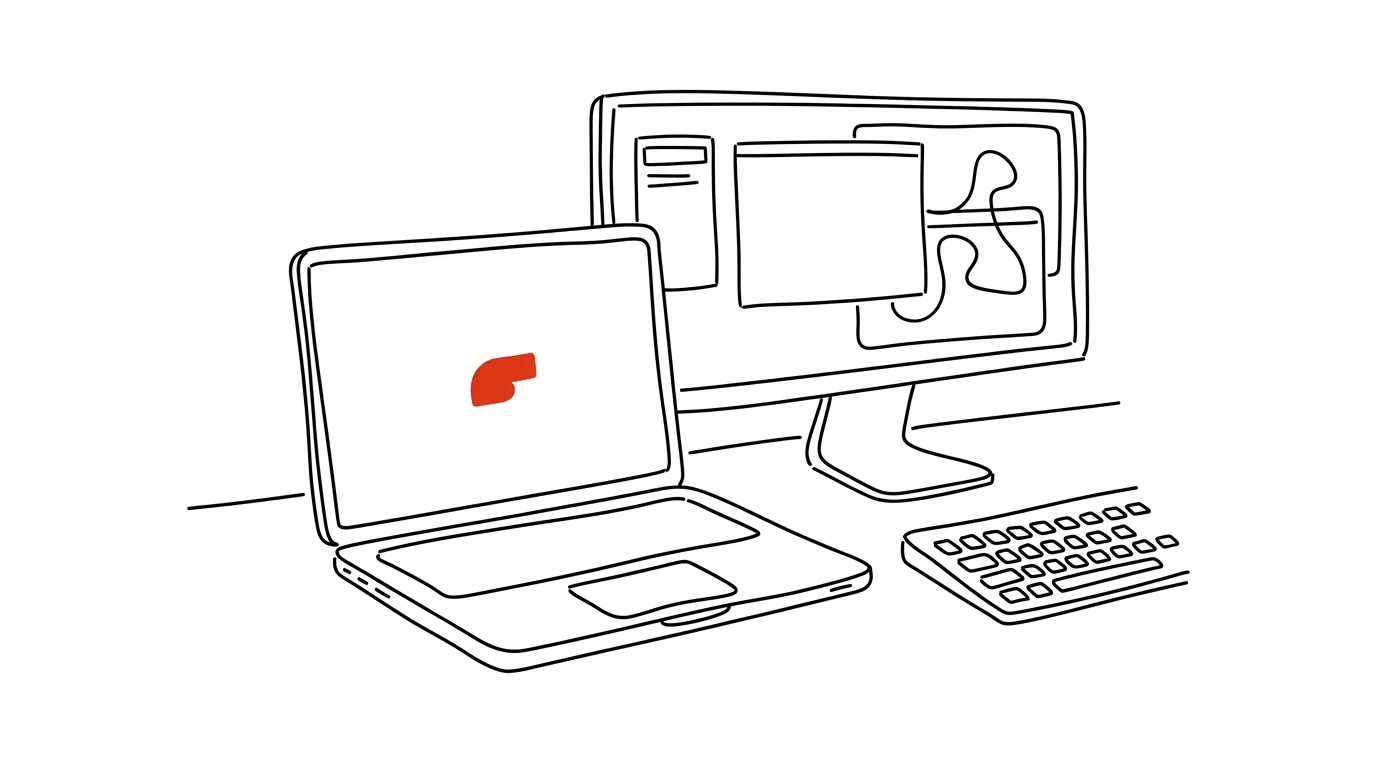 Illustration for: A closed lid doesn't have to put your laptop to sleep: run it as just a monitor setup