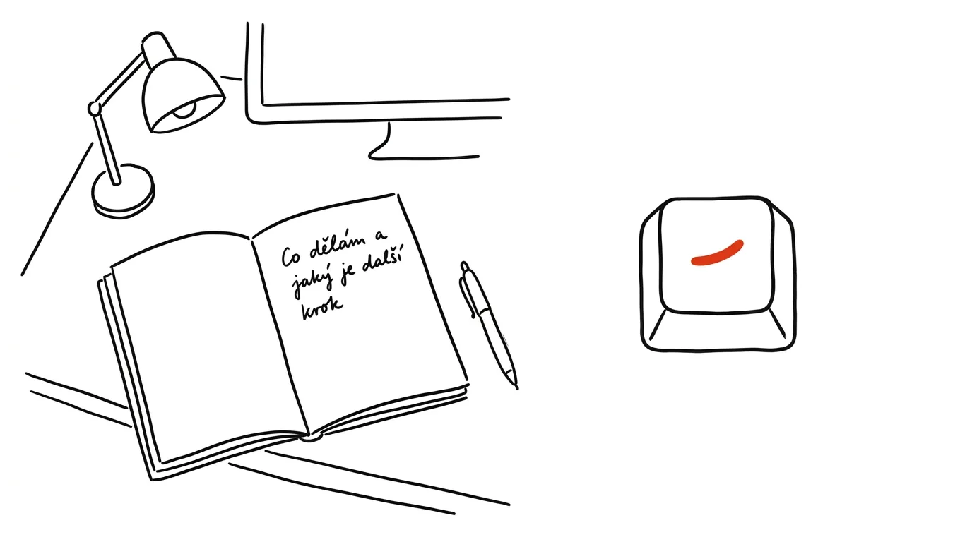 Illustration for: The parking file: unfinished work survives every interruption