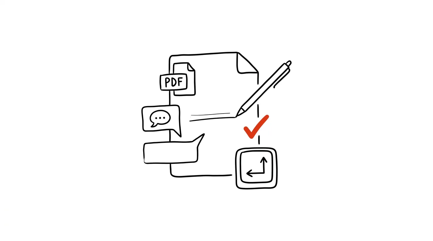 Illustration for: Free PDF comments: mark up documents without paying for Acrobat