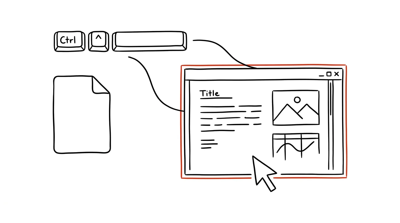 Illustration for: Peek: preview a file with Ctrl+Space, no app required