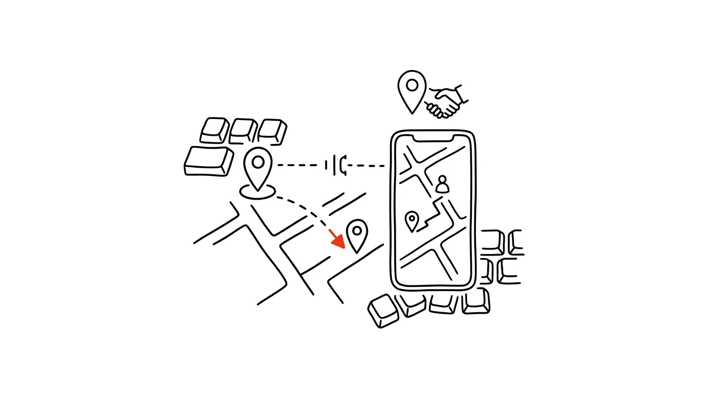 Illustration for: Permanent location sharing: no more “where are you already?” calls