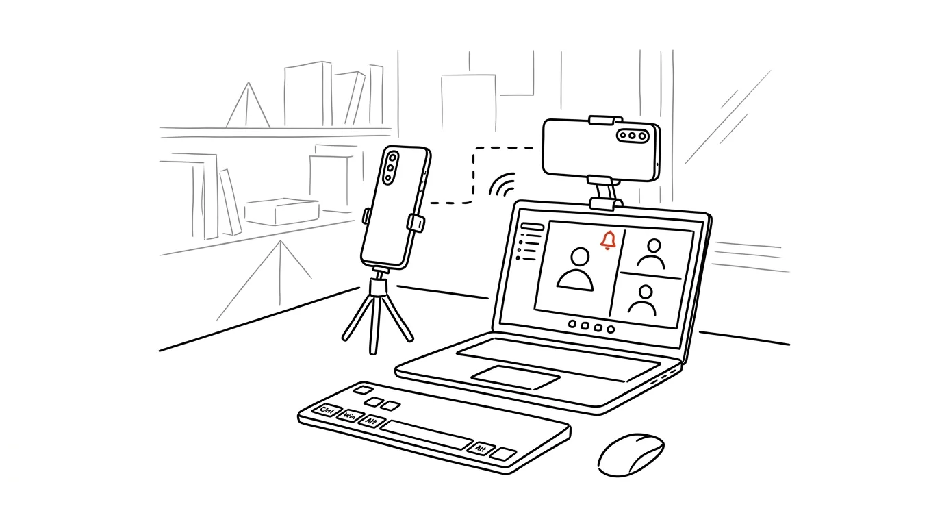 Illustration for: Android as a Windows webcam: you already own the best camera